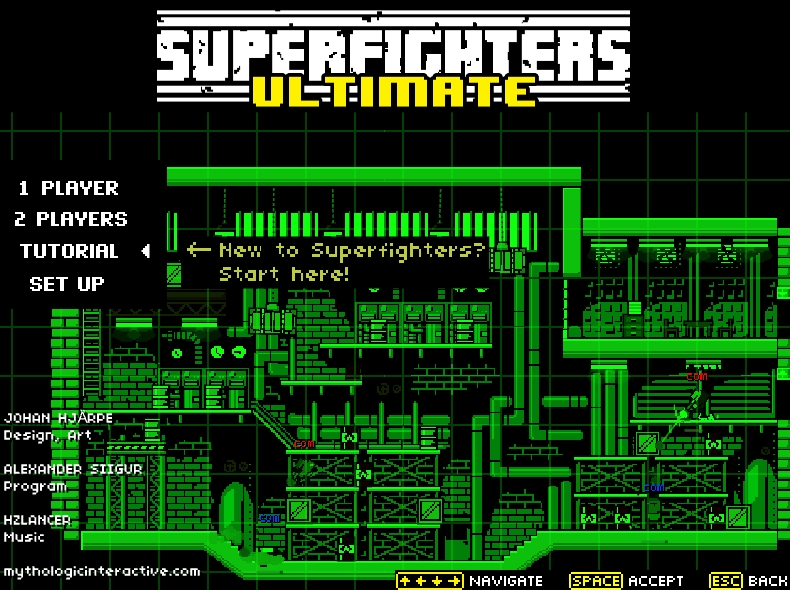 Super Fighters Ultimate gameplay showing intense combat action